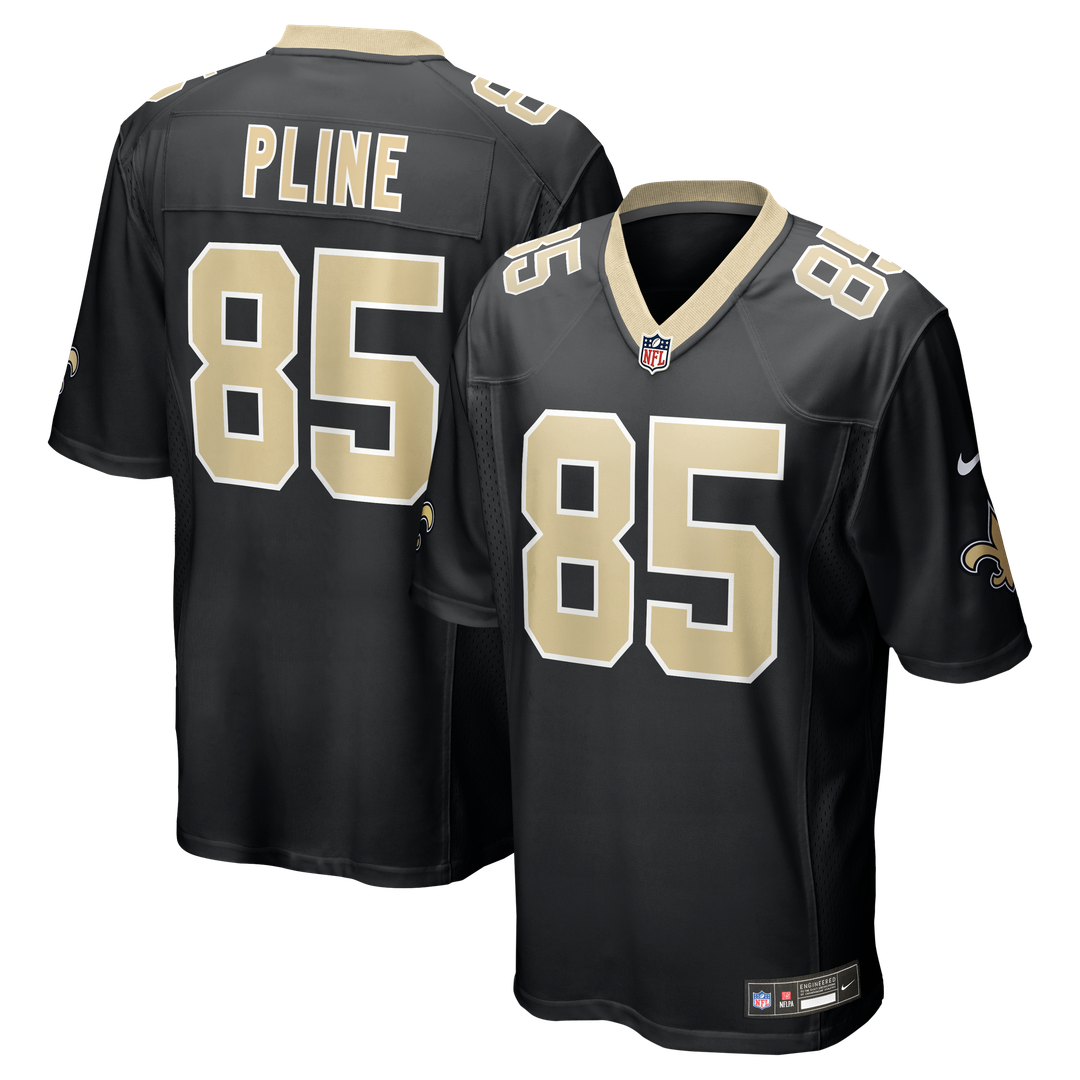 Mason Pline New Orleans Saints Black Team Game Jersey