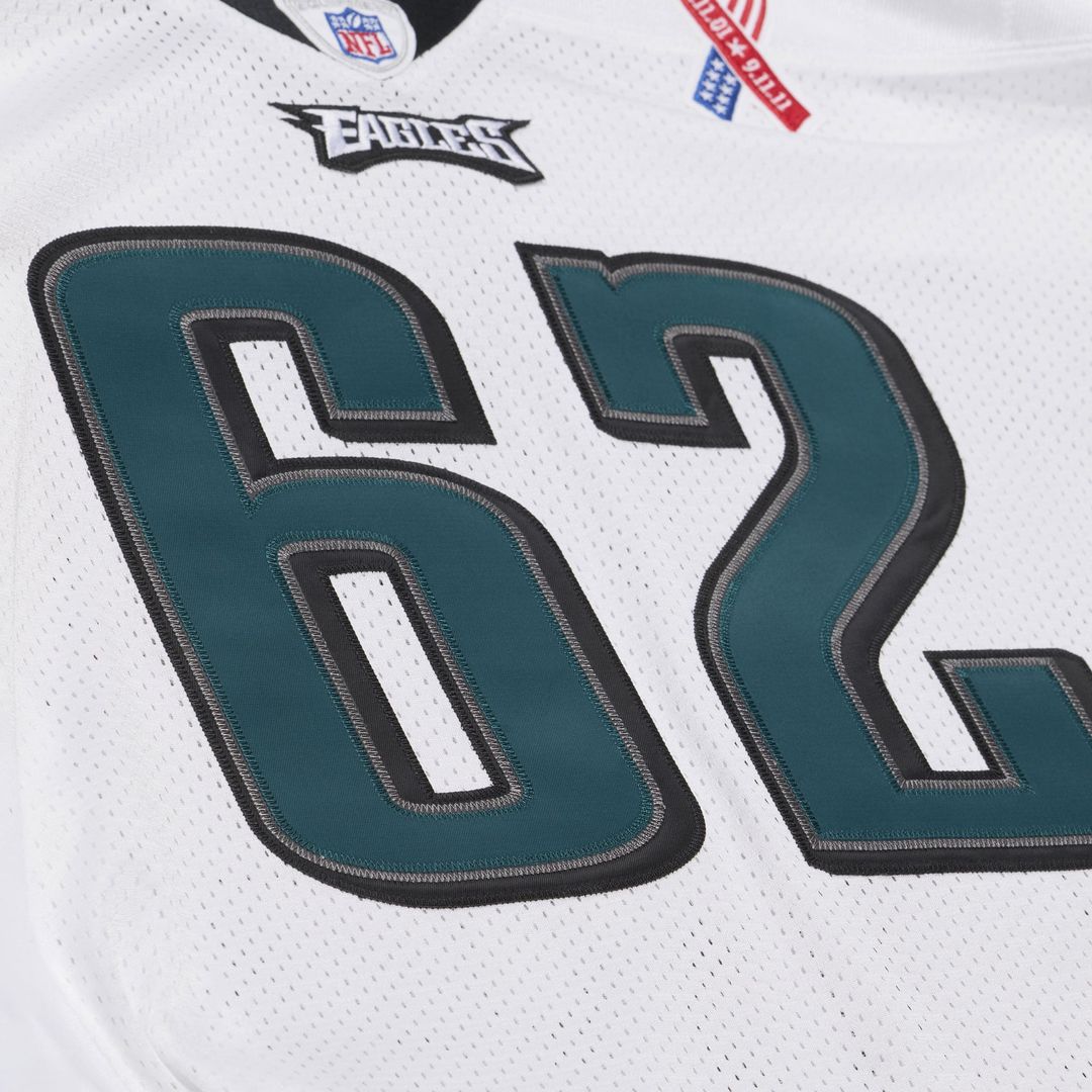 Jason Kelce Philadelphia Eagles White 2011 Authentic Throwback Jersey