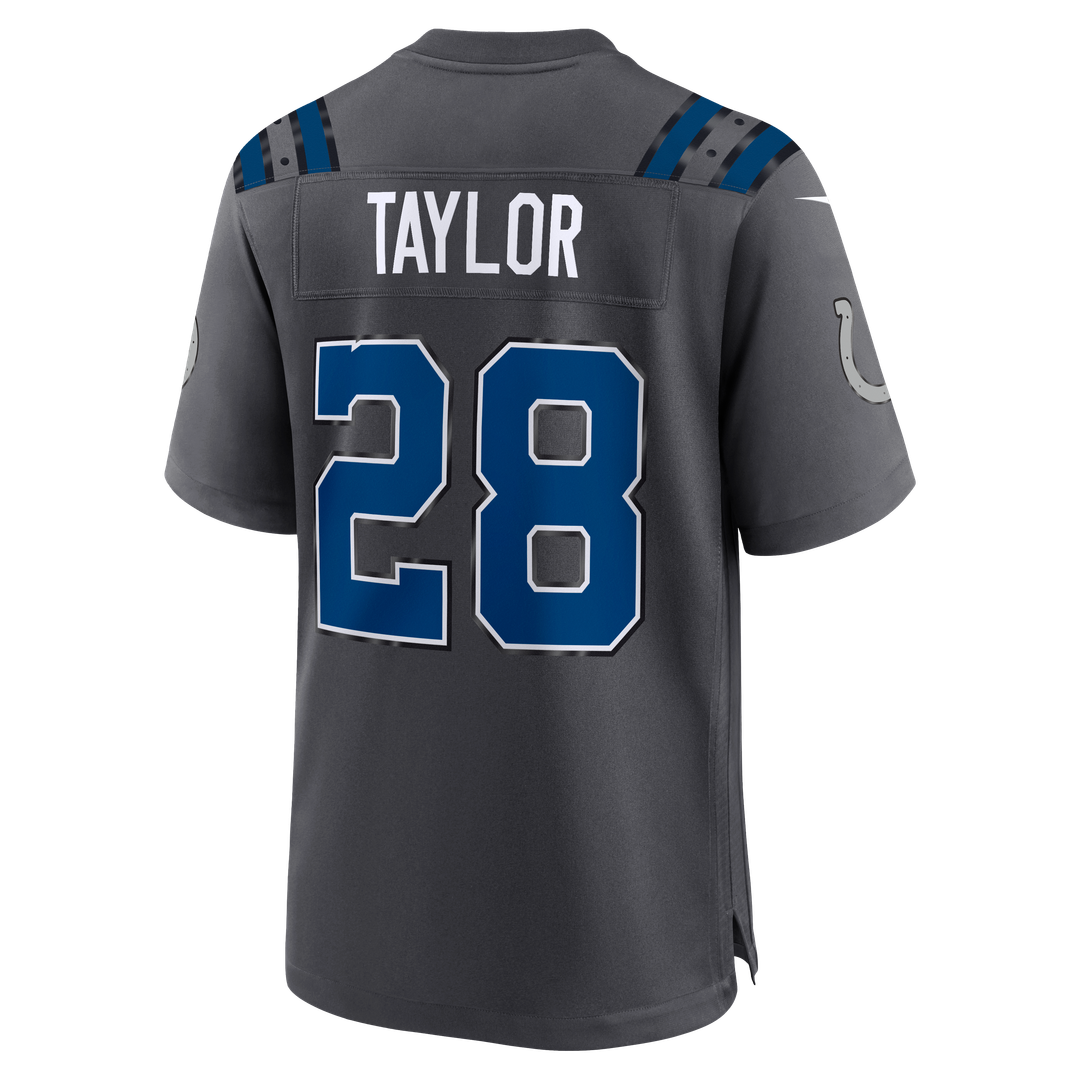 Jonathan Taylor Indianapolis Colts Anthracite 2026 Rivalries Collection Game Jersey