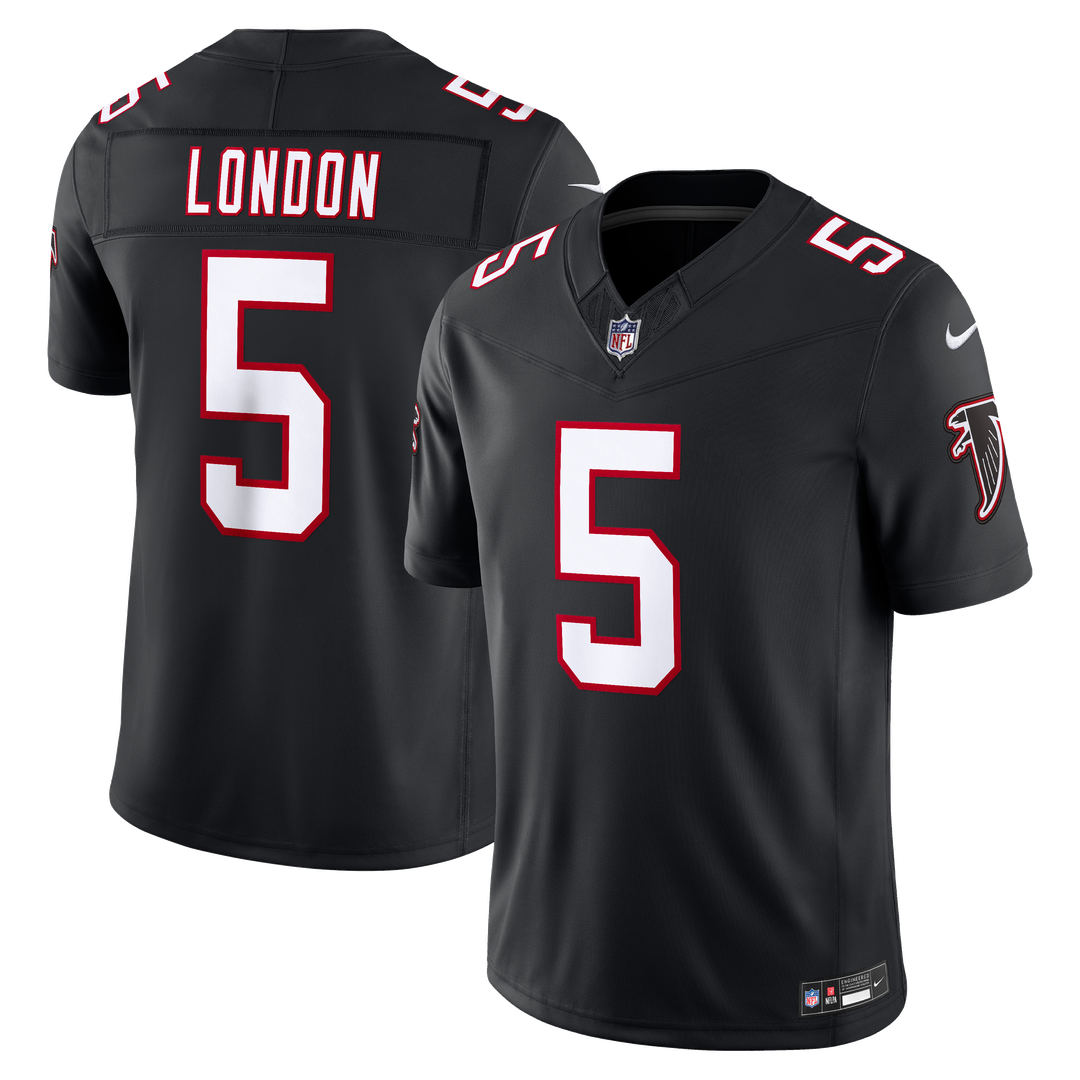 Drake London Atlanta Falcons Red Team Vapor F.U.S.E. Stitched Limited Jersey