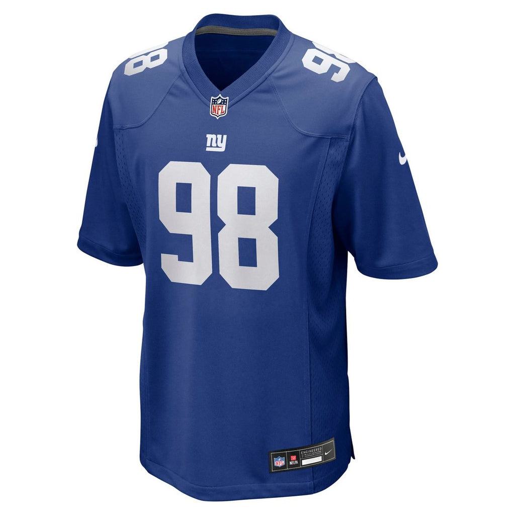 D.J. Reader New York Giants Royal Game Jersey