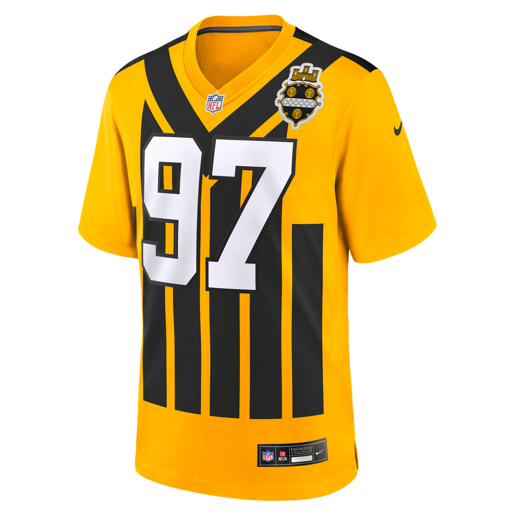 Cameron Heyward Pittsburgh Steelers Gold Alternate 1933 Throwback Game Jersey
