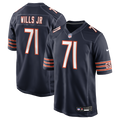 Jedrick Wills Jr. Chicago Bears Navy Team Game Jersey