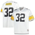 Franco Harris Pittsburgh Steelers White Big & Tall 1976 Retired Player Replica Jersey