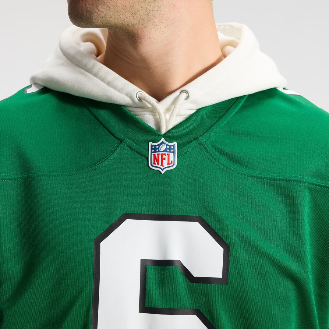 DeVonta Smith Philadelphia Eagles Kelly Green Alternate Game Player Jersey