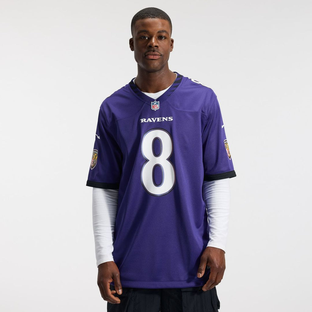 Lamar Jackson Baltimore Ravens Purple Team Game Jersey