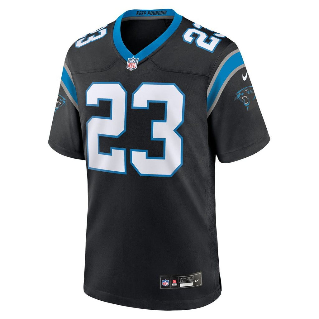 Trevor Etienne Carolina Panthers Black Team Game Jersey