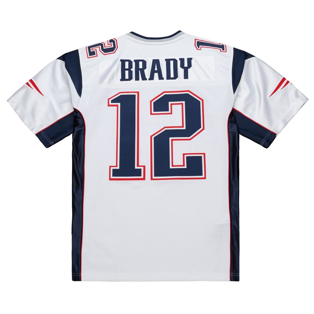 Tom Brady New England Patriots White 2000 Big & Tall Legacy Replica Jersey