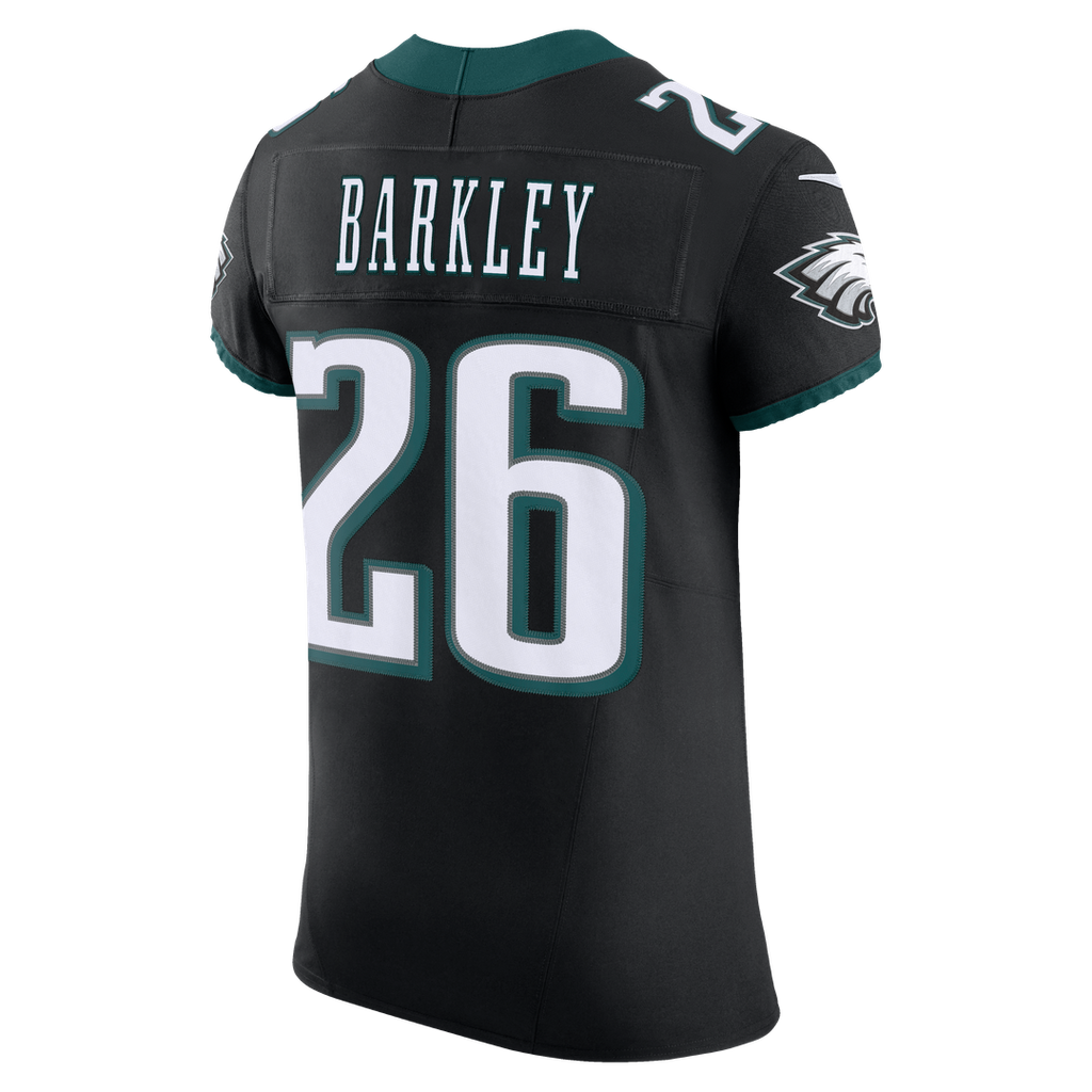 Saquon Barkley Philadelphia Eagles Black Alternate Vapor F.U.S.E. Elite Jersey