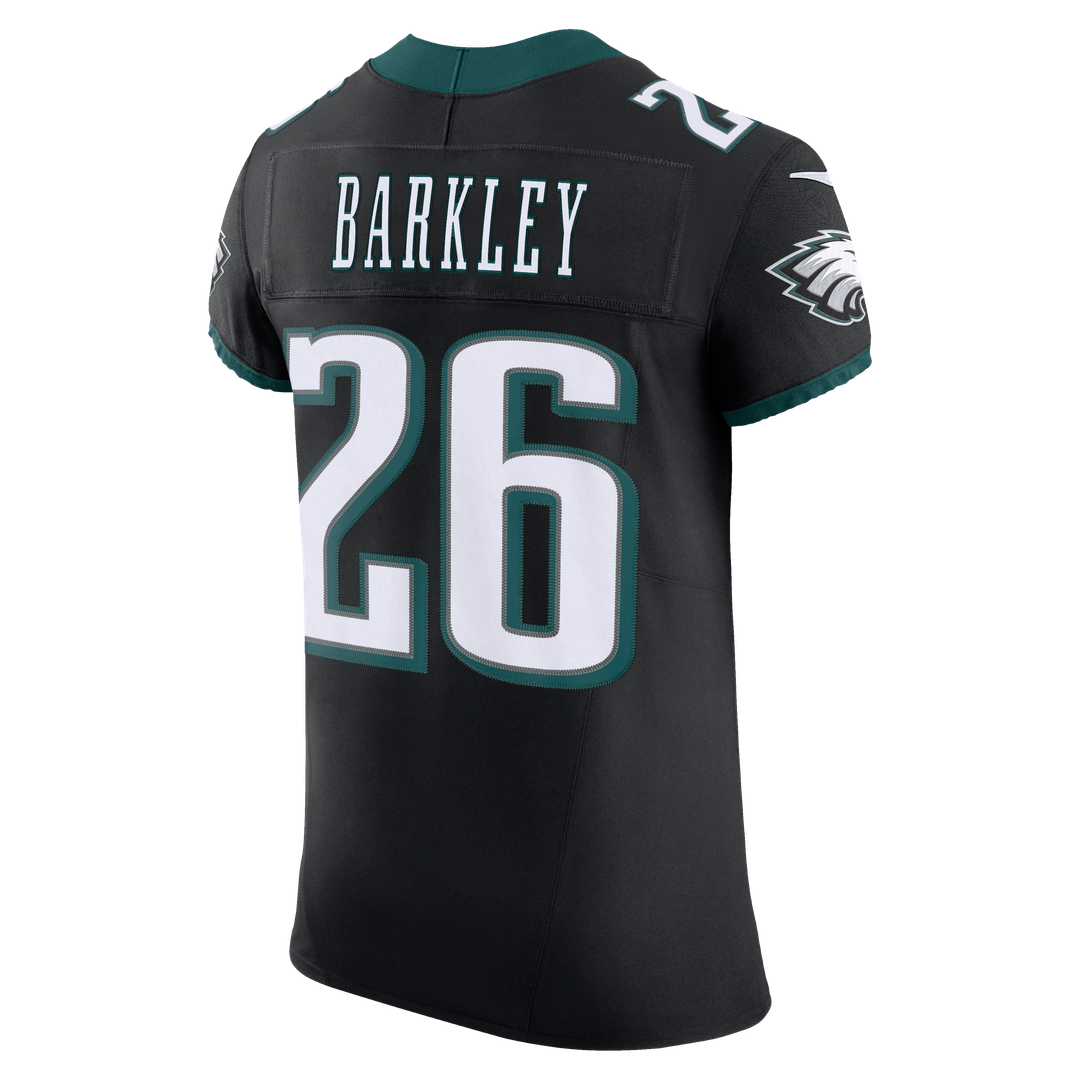 Saquon Barkley Philadelphia Eagles Black Alternate Vapor F.U.S.E. Elite Jersey