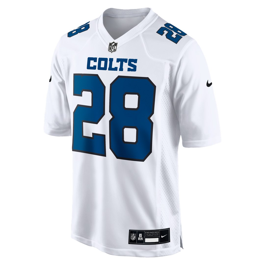 Jonathan Taylor Indianapolis Colts Tundra White Fashion Game Jersey