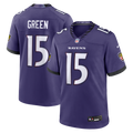 Mike Green Baltimore Ravens Purple Team Game Jersey