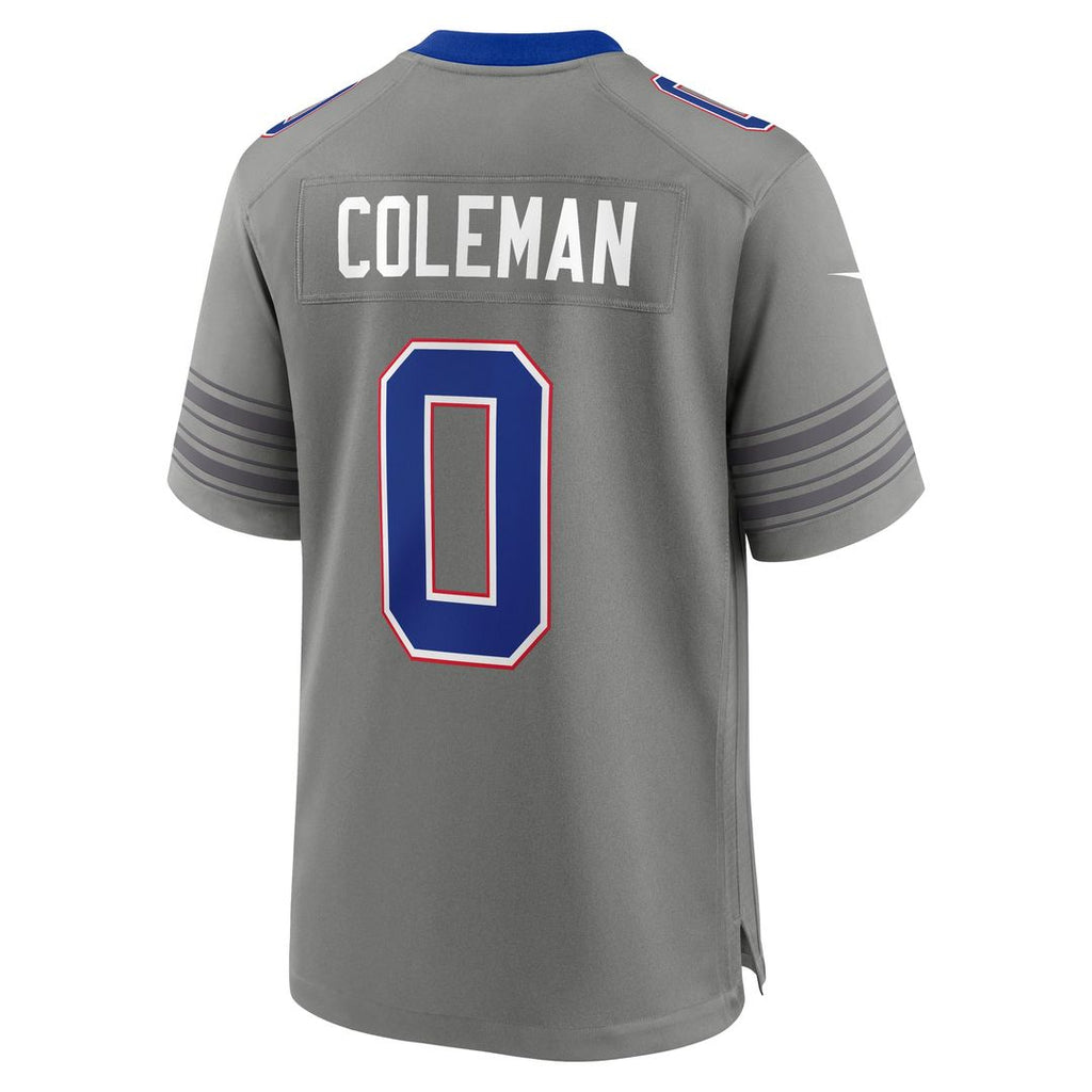 Keon Coleman Buffalo Bills Gray Nickel City Game Jersey