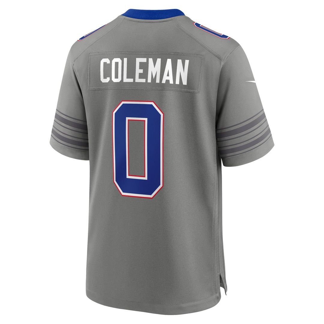 Keon Coleman Buffalo Bills Gray Nickel City Game Jersey