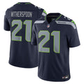 Devon Witherspoon Seattle Seahawks College Navy Team Vapor F.U.S.E. Stitched Limited Jersey