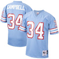 Earl Campbell Houston Oilers 1980 Light Blue Authentic Throwback Retired Player Jersey