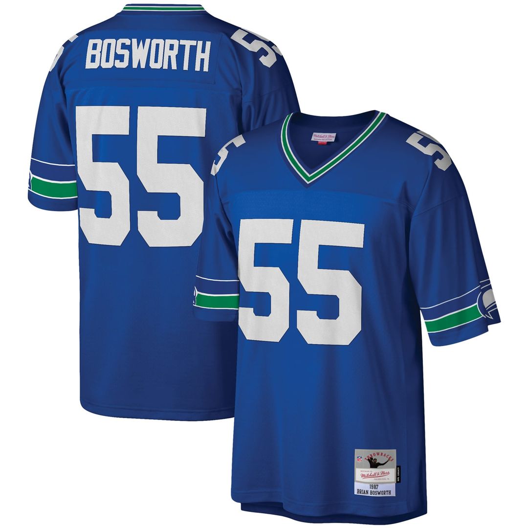 Brian Bosworth Seattle Seahawks Royal Legacy Replica Jersey