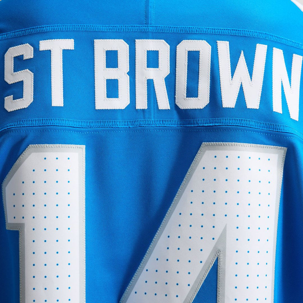 Amon-Ra St. Brown Detroit Lions White Vapor F.U.S.E. Stitched Limited Jersey