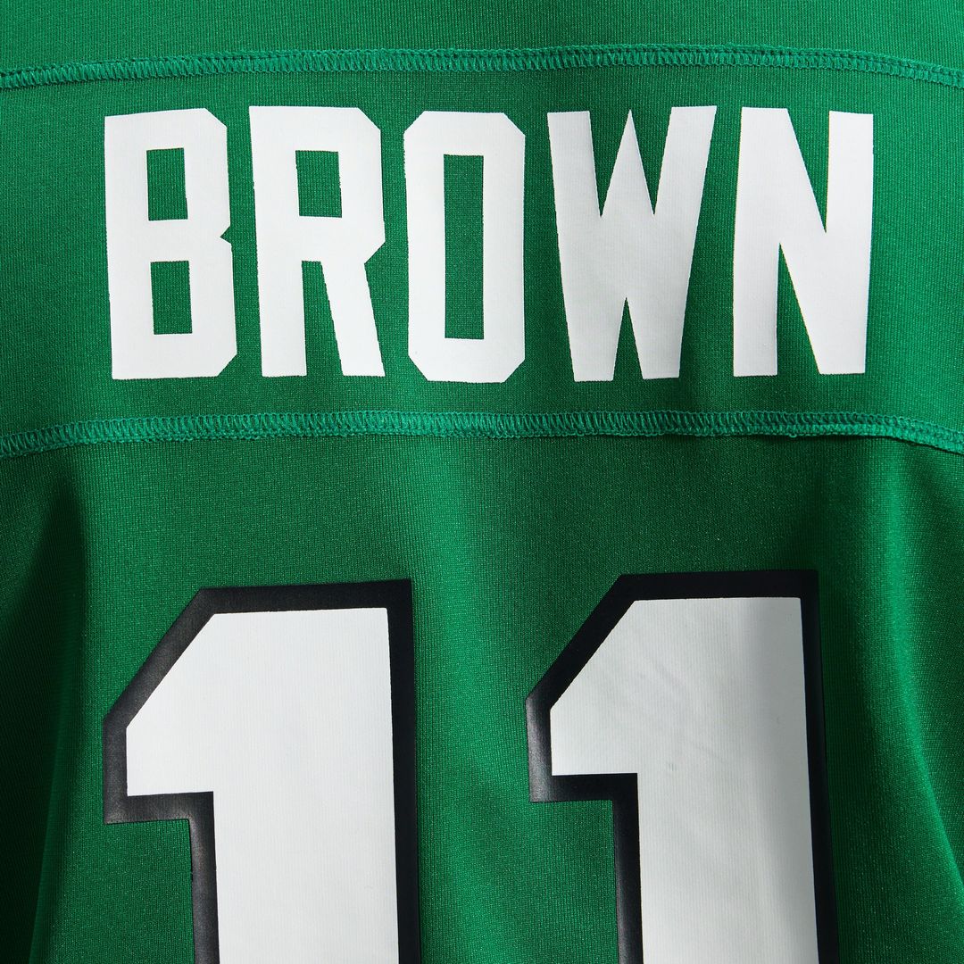 A.J. Brown Philadelphia Eagles Kelly Green Alternate Game Player Jersey