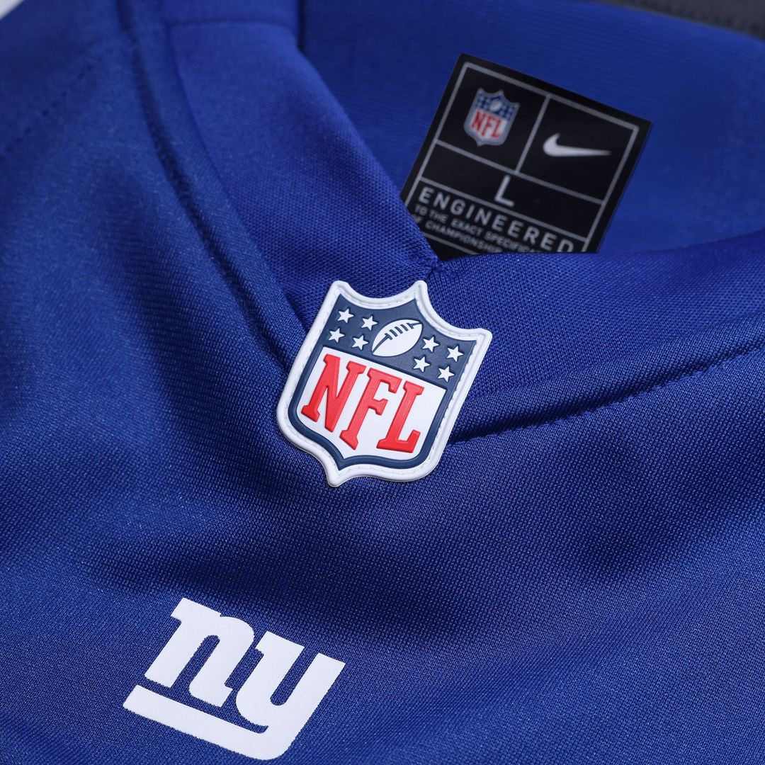 Michael Strahan New York Giants Royal Game Retired Player Jersey