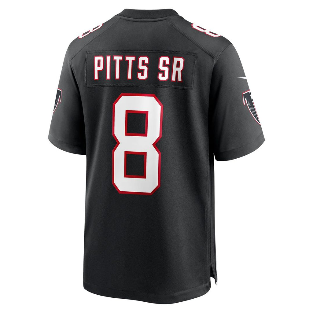 Kyle Pitts Sr. Atlanta Falcons Black Alternate Game Jersey