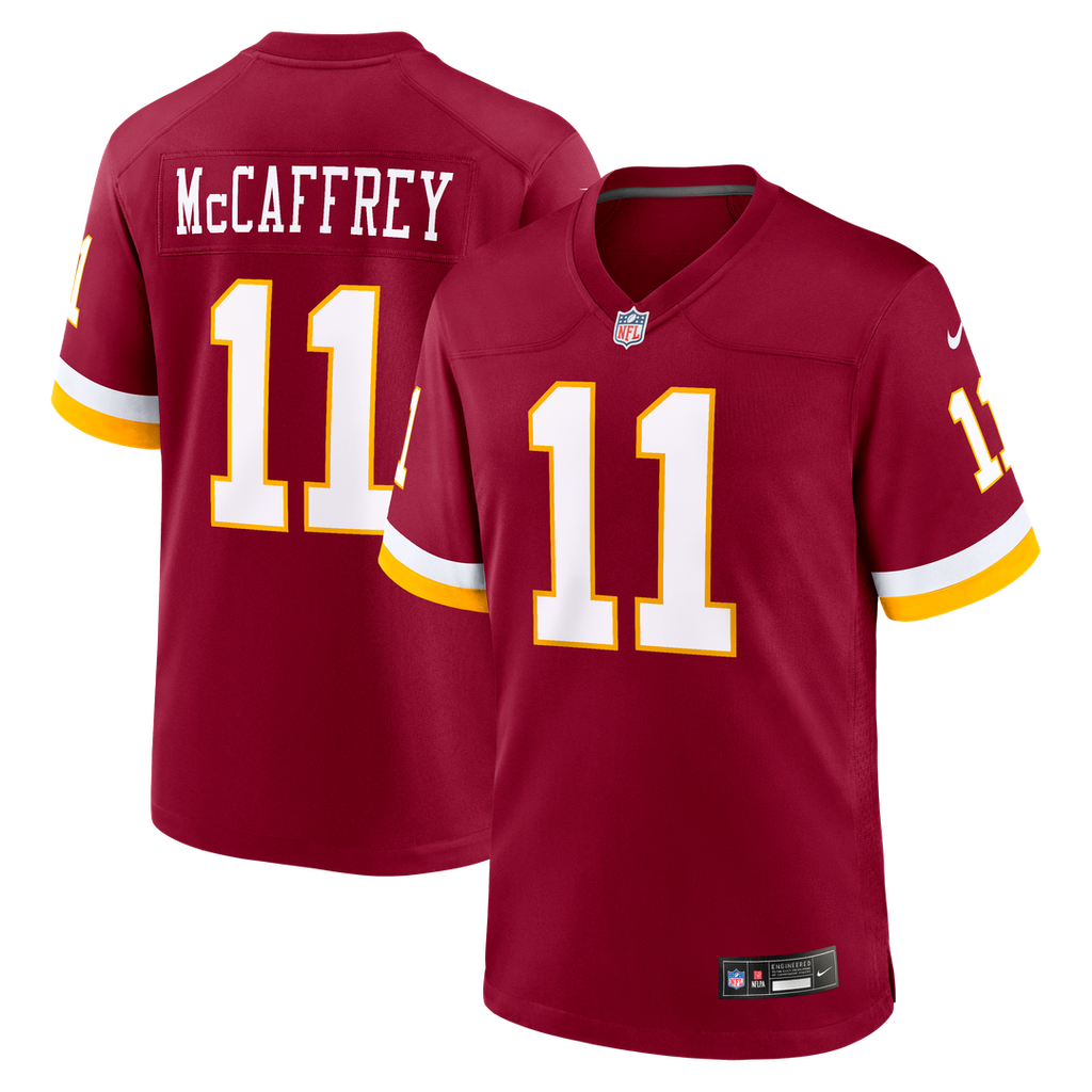 Luke McCaffrey Washington Commanders Burgundy Game Jersey