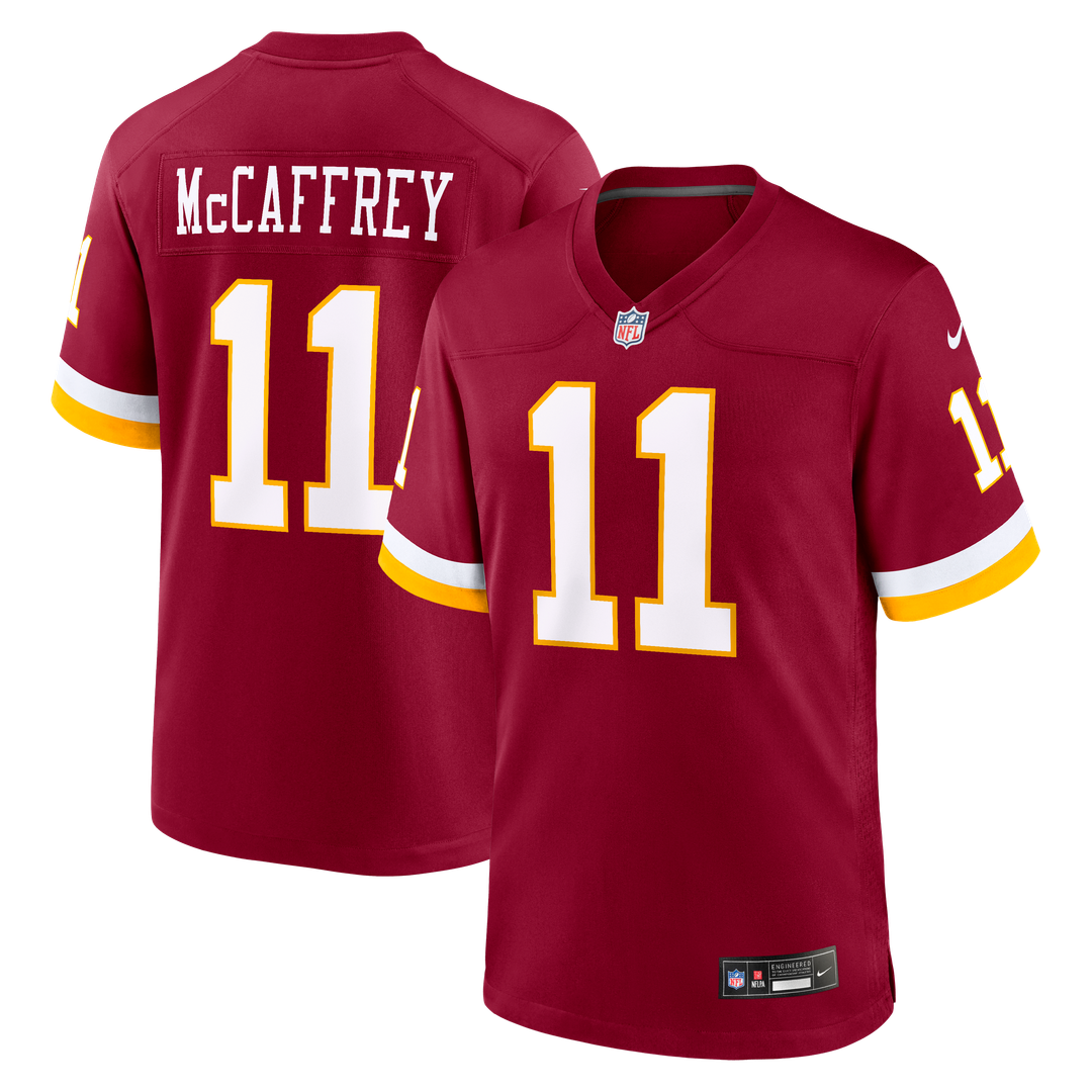 Luke McCaffrey Washington Commanders Burgundy Game Jersey