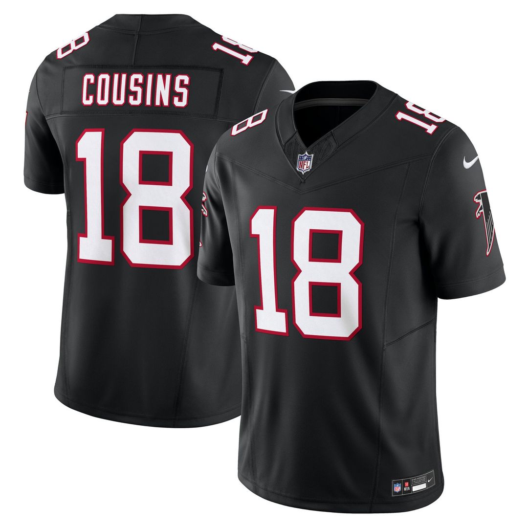 Kirk Cousins Atlanta Falcons Black Vapor F.U.S.E. Limited Jersey
