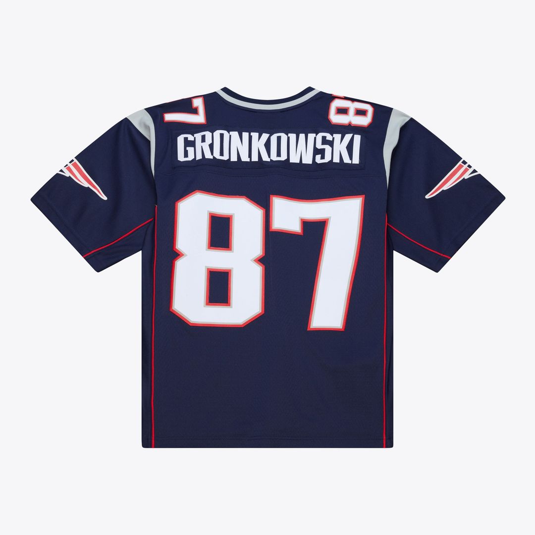 Rob Gronkowski New England Patriots Navy Big & Tall 2010 Legacy Retired Player Jersey