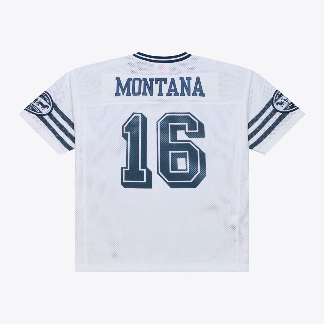 Joe Montana San Francisco 49ers Unisex x Levi's White Legacy Jersey
