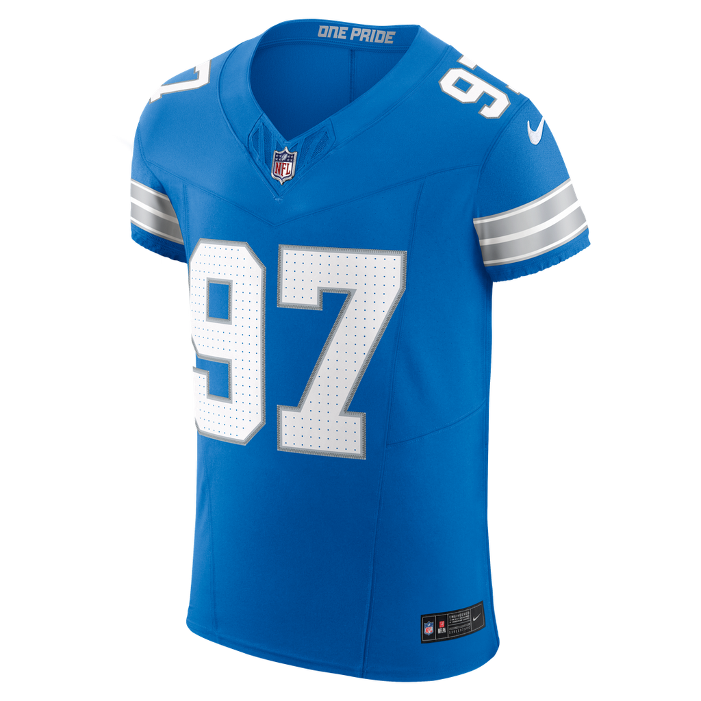 Aidan Hutchinson Detroit Lions Black Alternate Vapor F.U.S.E. Elite Jersey