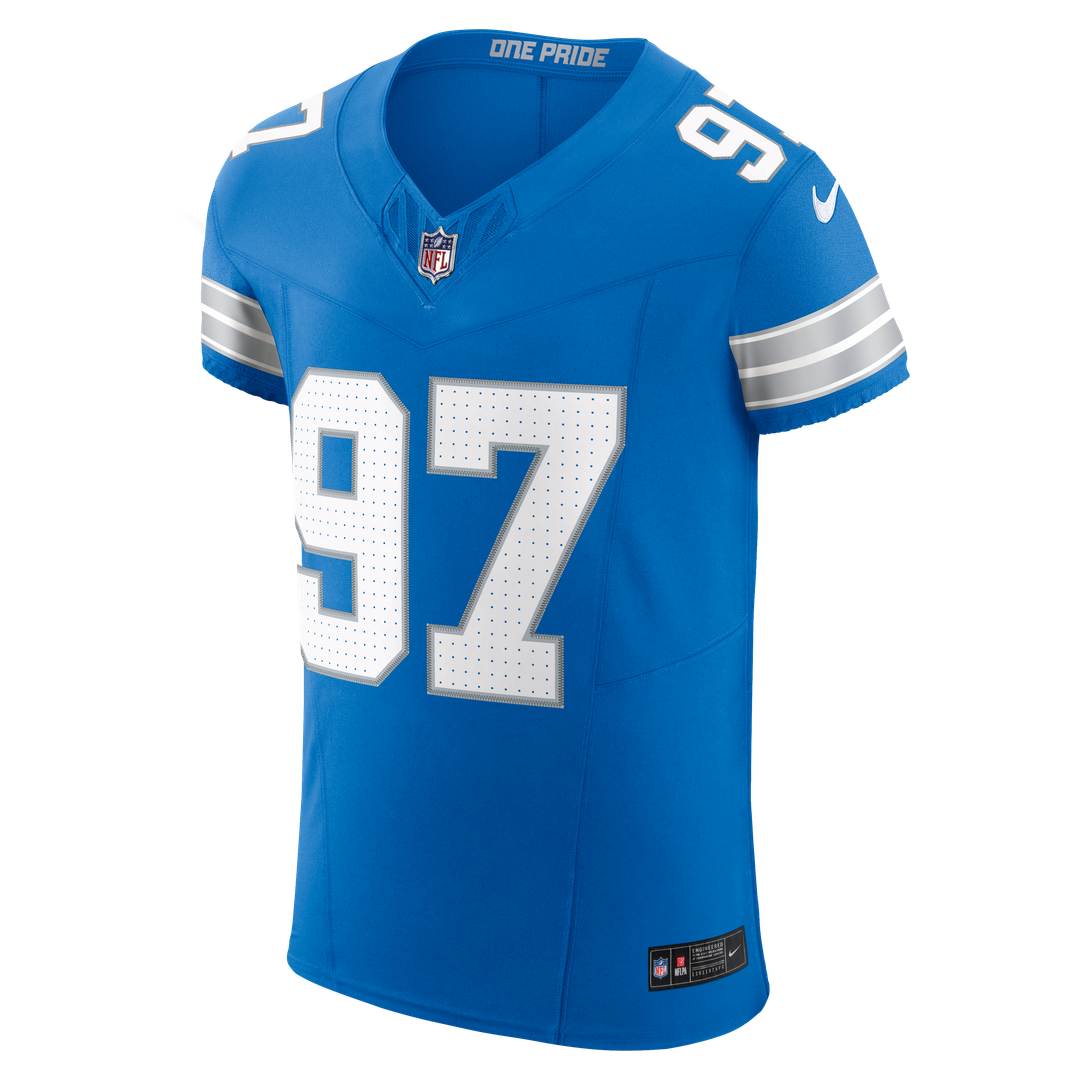 Aidan Hutchinson Detroit Lions Black Alternate Vapor F.U.S.E. Elite Jersey