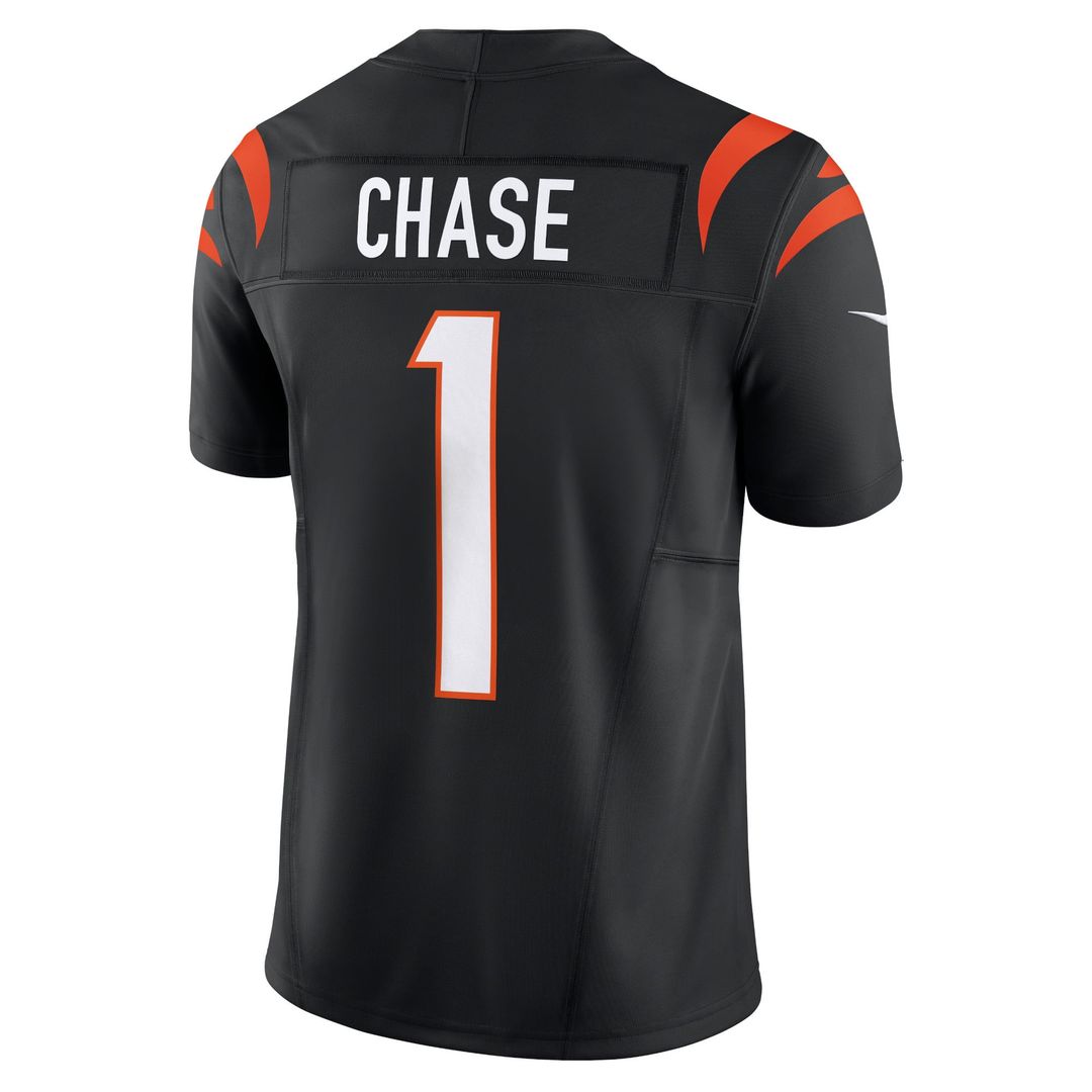 Ja'Marr Chase Cincinnati Bengals Black Vapor F.U.S.E. Limited Jersey