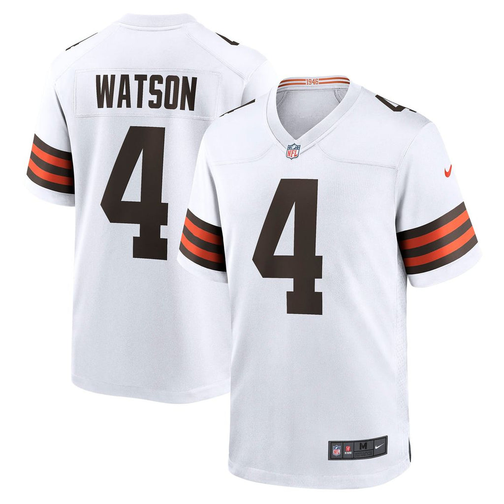Deshaun Watson Cleveland Browns White Game Jersey