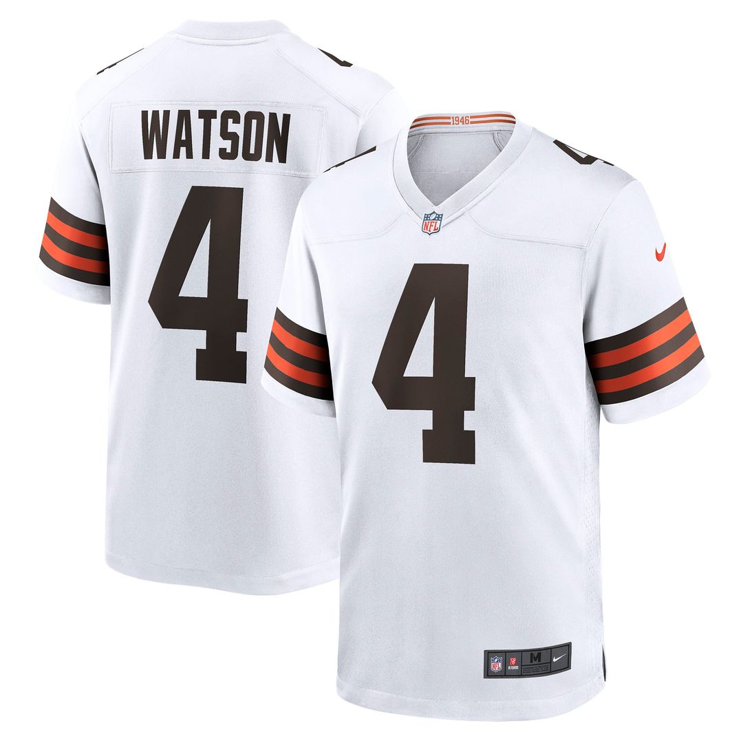 Deshaun Watson Cleveland Browns Brown Game Jersey