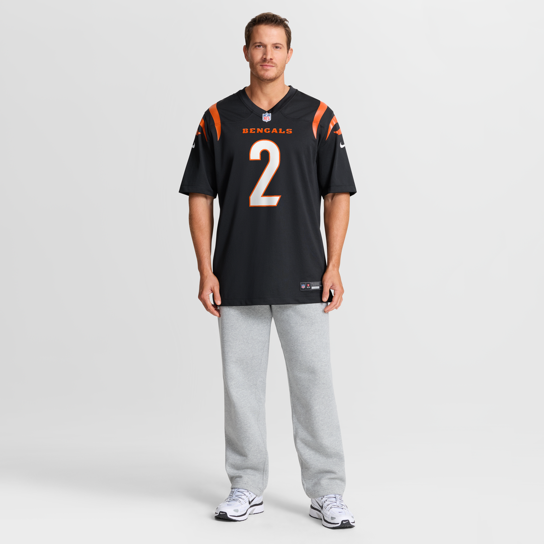 Evan McPherson Cincinnati Bengals Black Game Jersey