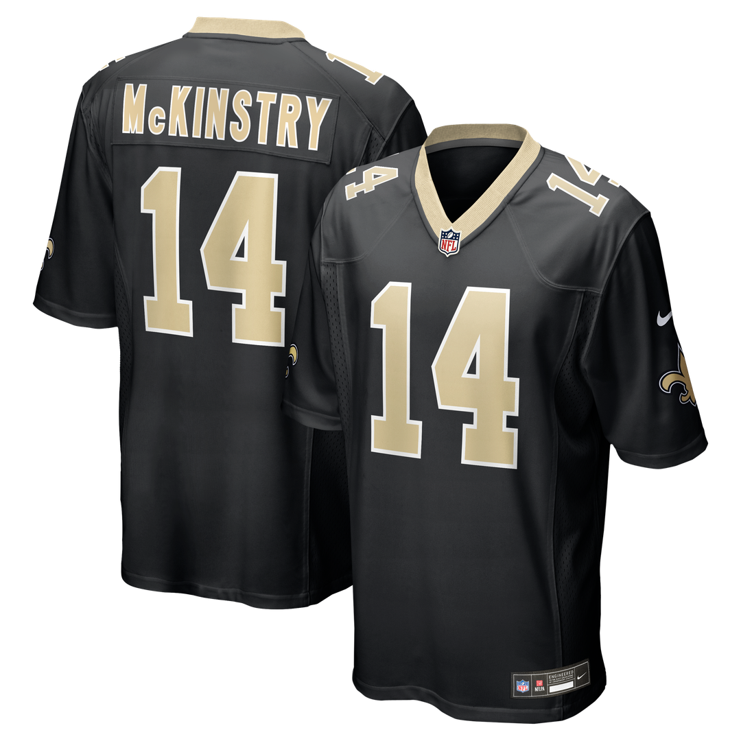 Ga'Quincy McKinstry New Orleans Saints Black Player Game Jersey