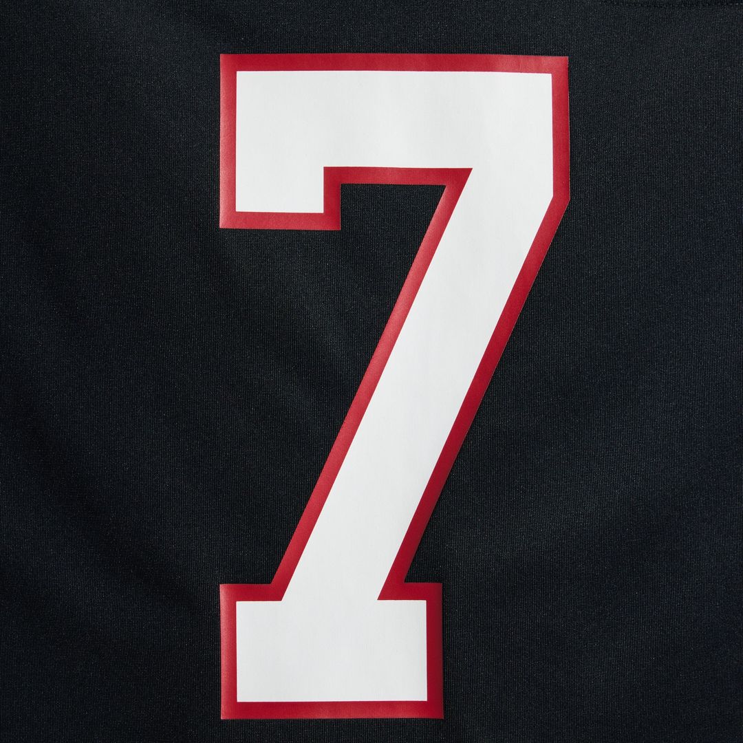 Bijan Robinson Atlanta Falcons Black Throwback Game Jersey