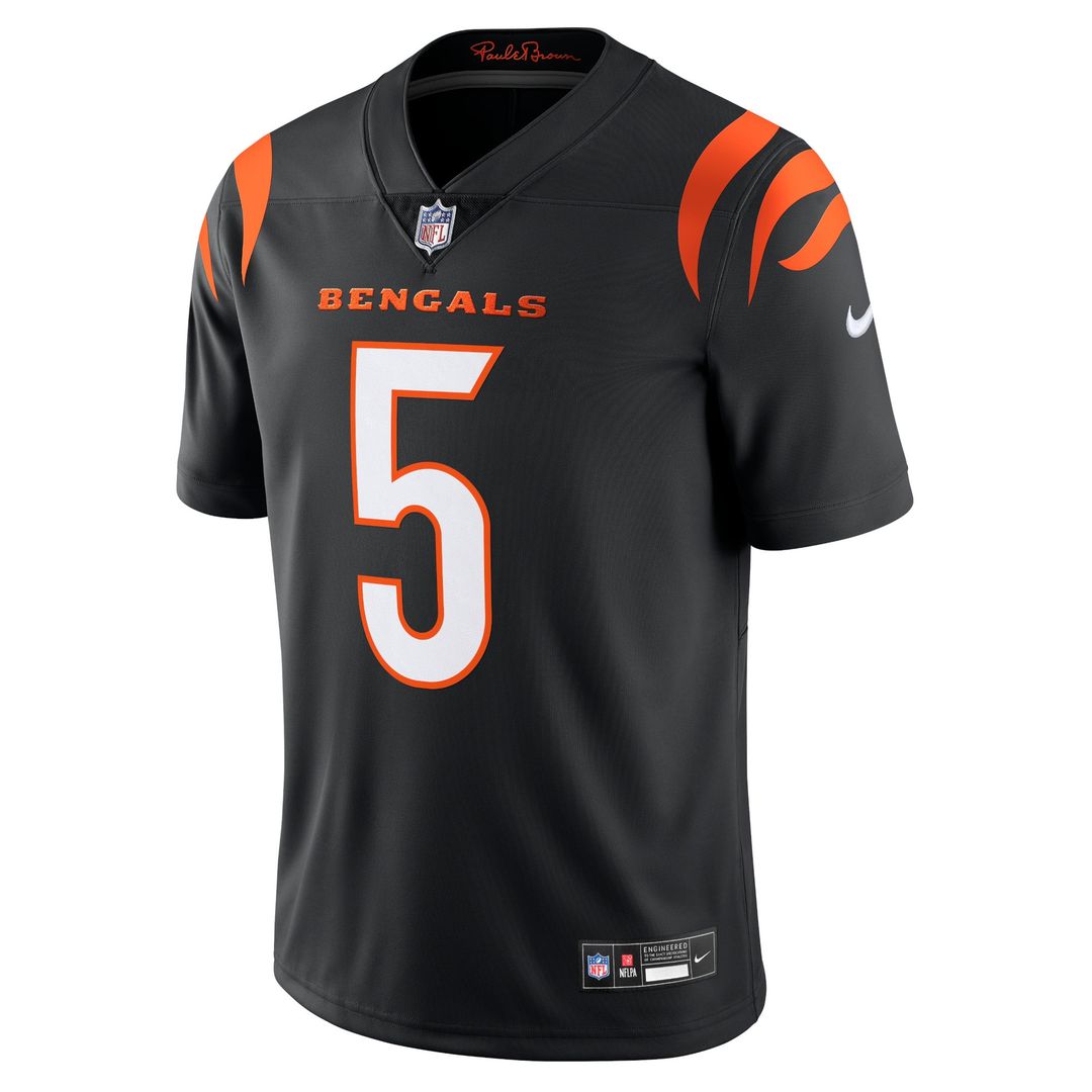 Tee Higgins Cincinnati Bengals Black Vapor Untouchable Limited Jersey