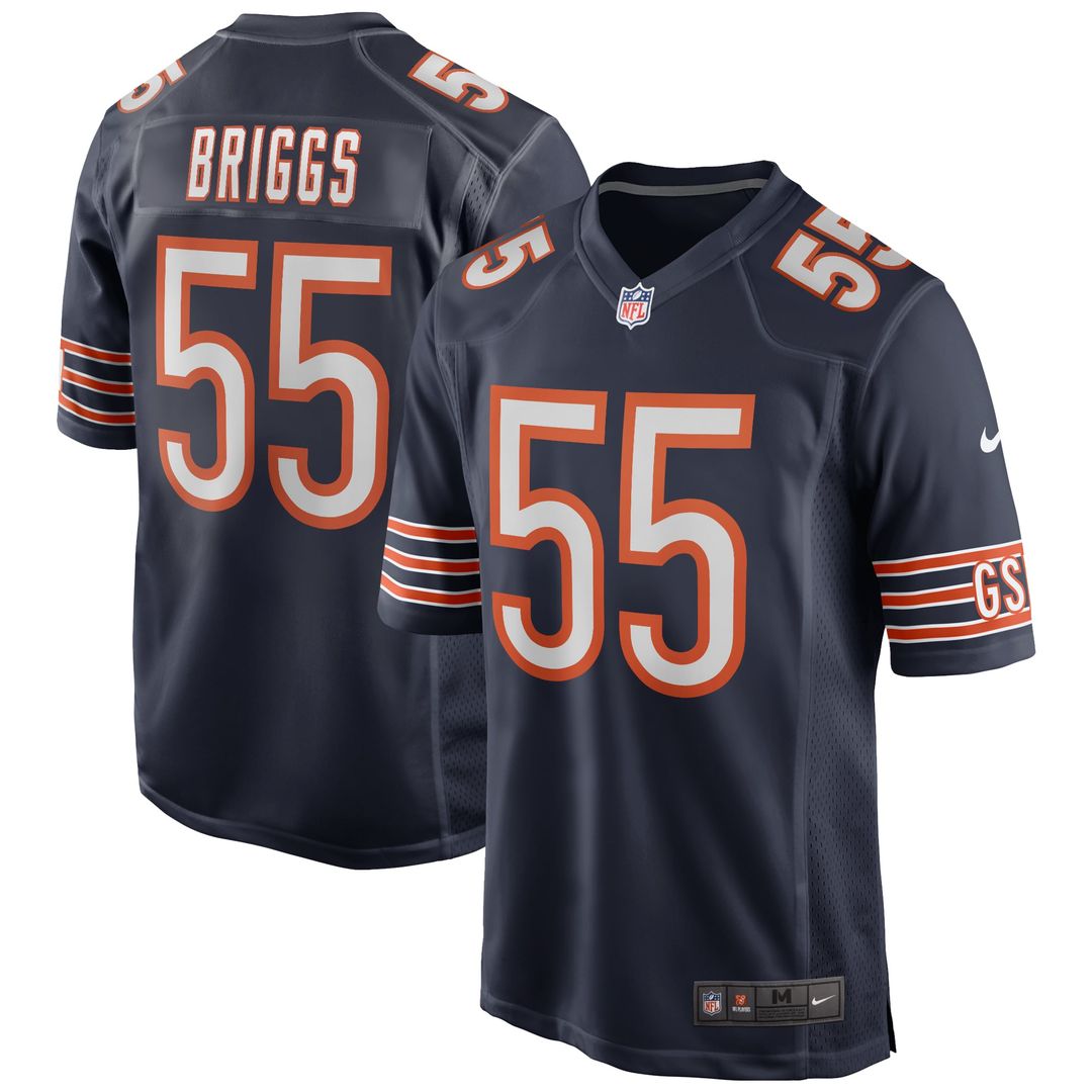 Lance Briggs Chicago Bears Navy Game Retired Player Jersey