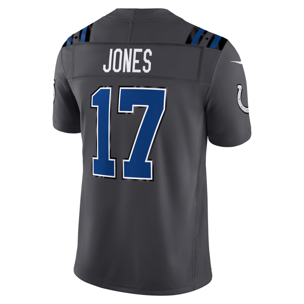 Daniel Jones Indianapolis Colts Anthracite 2026 Rivalries Collection Stitched Limited Jersey