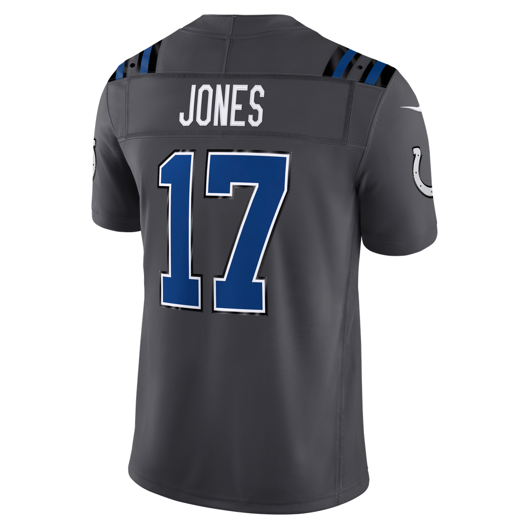 Daniel Jones Indianapolis Colts Anthracite 2026 Rivalries Collection Stitched Limited Jersey