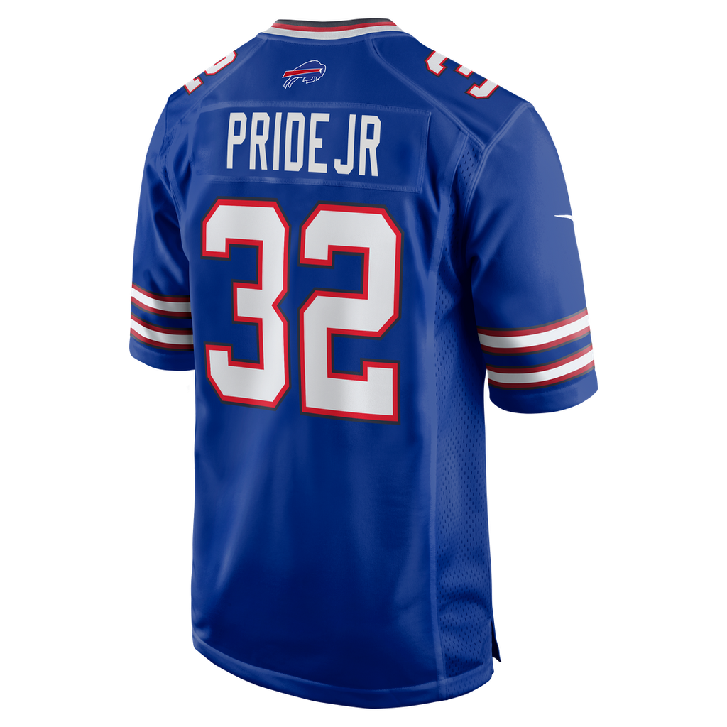 Toriano Pride Jr. Buffalo Bills Royal Team Game Jersey