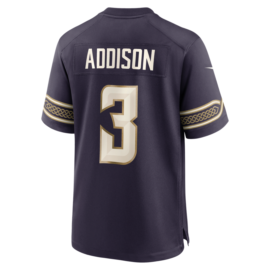 Jordan Addison Minnesota Vikings Purple 2026 Rivalries Collection Game Jersey