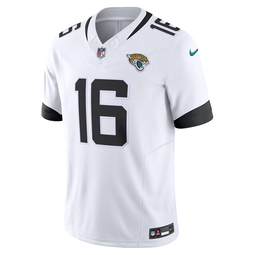Trevor Lawrence Jacksonville Jaguars White Vapor F.U.S.E. Limited Jersey