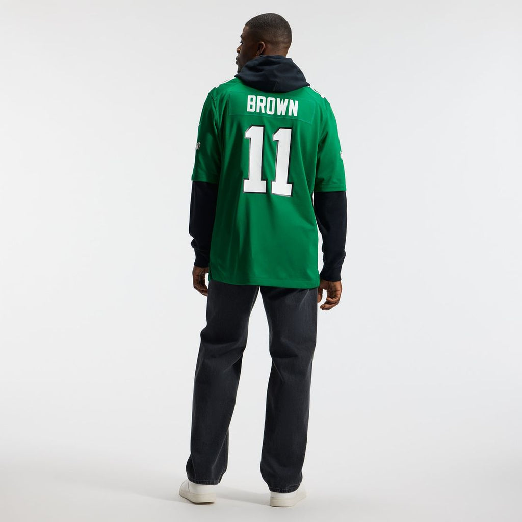 A.J. Brown Philadelphia Eagles Kelly Green Alternate Game Player Jersey