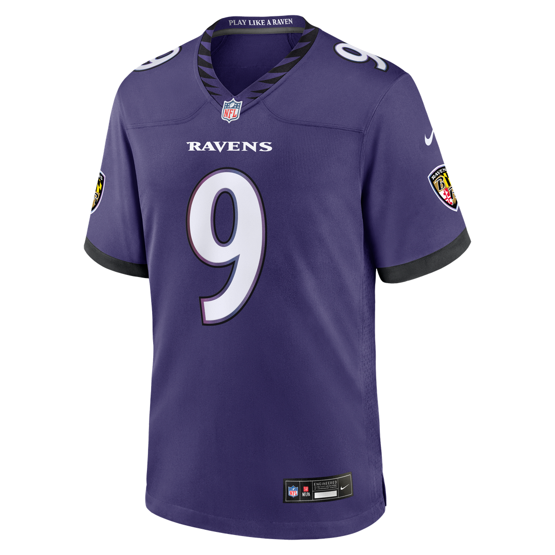 Zion Young Baltimore Ravens Purple Team Game Jersey