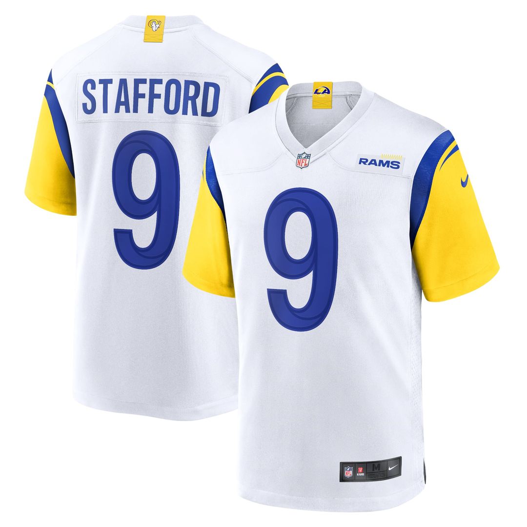 Matthew Stafford Los Angeles Rams White Alternate Game Jersey