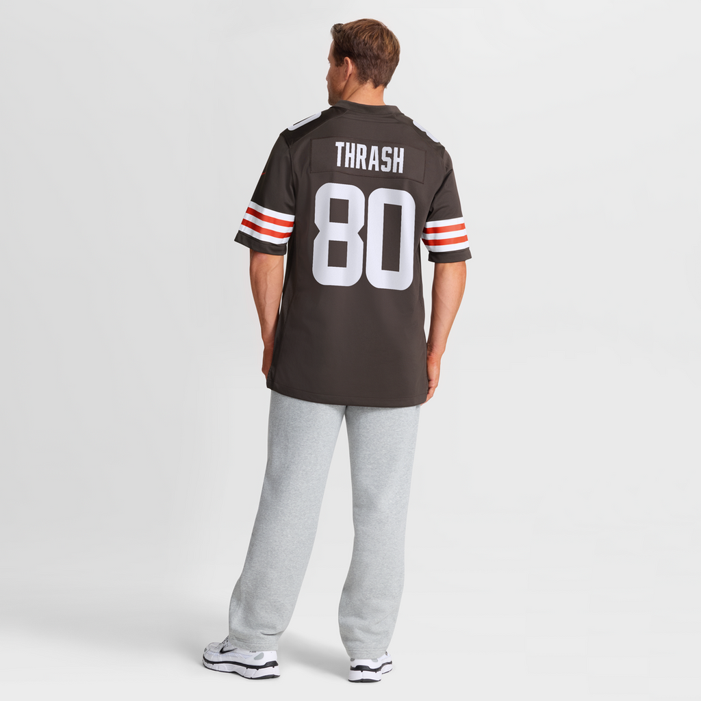 Jamari Thrash Cleveland Browns Brown Team Game Jersey
