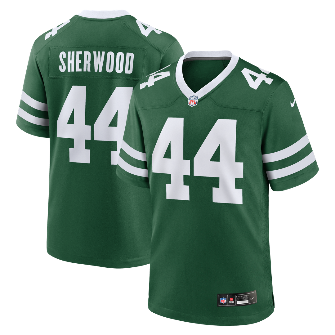 Jamien Sherwood New York Jets Legacy Green Team Game Jersey